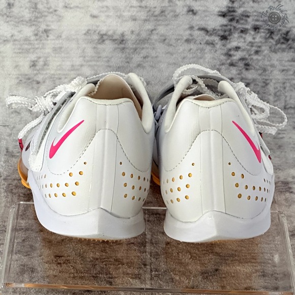 NIB No Box Lid Nike Air Zoom Long Jump LJ Elite White Black Mens 10.5 CT0079-101 - Picture 7 of 11